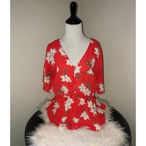 FINAL PRICE! Sienna Sky Floral Blouse